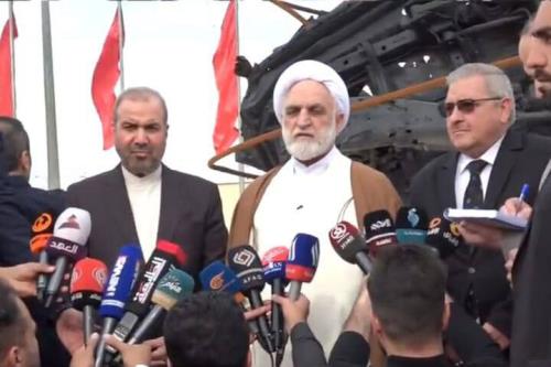 رئیس قوه قضاییه جمهوری اسلامی ایران وارد بغداد شد