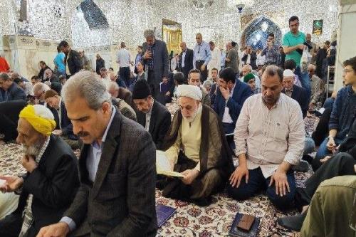 حضور رئیس قوه قضاییه در نماز جمعه مشهد مقدس