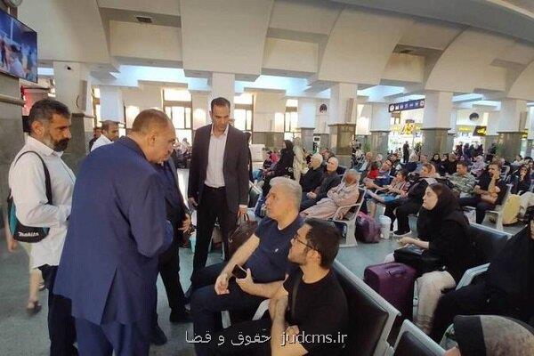 بازدید بازرس کل راه و شهرسازی سازمان بازرسی از راه آهن تهران
