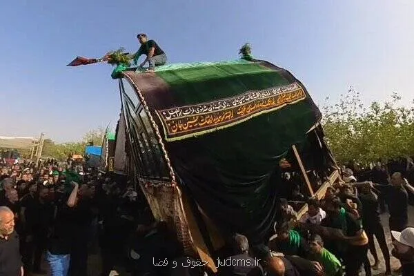 نخل گردانی شهر جنگل شهرستان رشتخوار