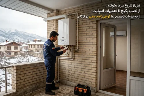 خدمات تخصصی پکیج و آبگرمکن بوتان در گرگان